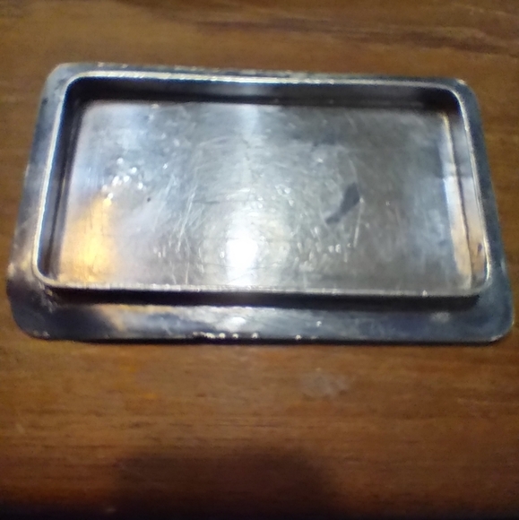 Vintage Simpson, Hall & Miller Co. Quadruple Silver Plated Pin Box, Trin… - Picture 7 of 10